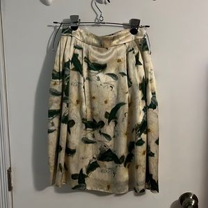 Erdem 100% silk floral skirt